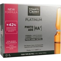 Martiderm Platinum Photo Age [HA]+ Moisturizing Ampoules 10 un.