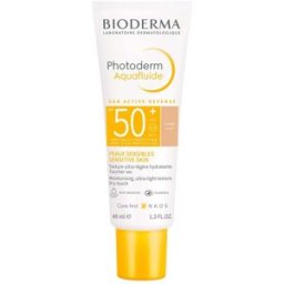 Bioderma Photoderm aquafluide SPF50+ facial Teinted Sunscreen 40mL Light SPF50