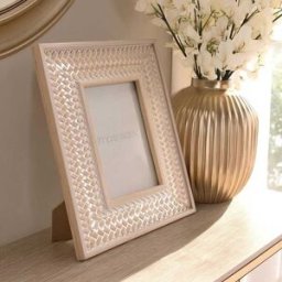 Talulla Whitewashed Wooden Photo Frame - 5x7