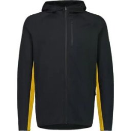 Mons Royale Approach Merino Fleece Mens Hoodie (Black) - Black - Size: 2X-Large