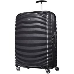 Samsonite Lite-Shock 75cm 4-Wheel Large Suitcase - Black