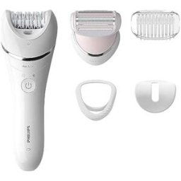 Gadcet Dagenham Philips Series 8000 Epilator, Wet and Dry Cordless Hair Removal for Legs and Body with 5 Accessories, Including Shaver Head - BRE710/01, New