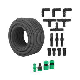 Drip hose - 30 m - with tap piece, spout and various connections
