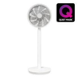 Duux Whisper Essence Pedestal Fan | Silent 13dB | 7 Speeds | Timer | White