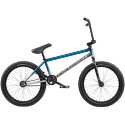 Wethepeople Reason Shift BMX Stunt Bike (Trans Teal-raw Fade) - Teal;Silver - Size: 20.75