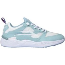 Lakai Evo 2.0 Skate Shoes (Mint Suede) - White;Blue - Size: 9 EU