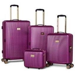 Dune London Olivia 4 Piece Luggage Set - Purple