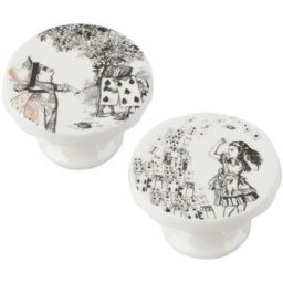 Alice in Wonderland Mini Cake Pedestals - Set of 2