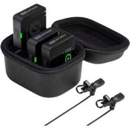 RØDE Wireless PRO Compact Wireless Microphone System with Timecode, 32-Bit Float Recording, 2 Lavalier Mics, Smart Charge Case, New