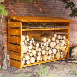 Power Sheds 6 x 2 Powersheds Log Store with Shelf
