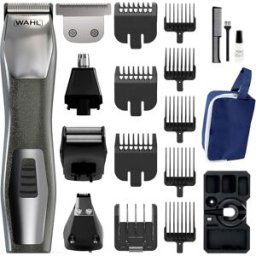 Wahl Chromium 11-in-1 Multigroomer – Beard, Nose, Stubble & Body Trimmer, Rechargeable Male Grooming Set