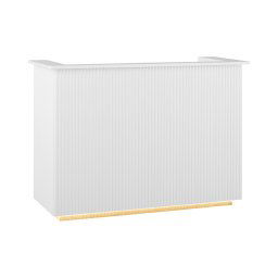 Reception Desk - with indirect lighting - lockable - pull-out keyboard shelf