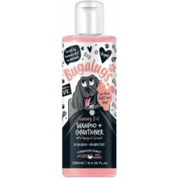 Bugalugs Luxury 2 in 1 Dog Shampoo and Conditioner with Papaya and Coconut 250mL