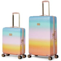 Dune London Olivia Ombre 2 Piece Cabin & Large Luggage Set - Multi Ombre