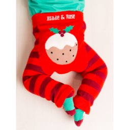 Christmas Pudding Leggings 2-3 Years Christmas Clothing For Babies & Toddlers Red/Brown/Green 2-3 Years