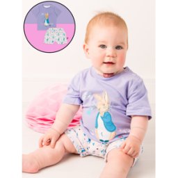 Peter Rabbit Love Summer Outfit (2PC) 2-3 Years Summer Clothes For Babies, Toddlers & Kids Pink 2-3 Years