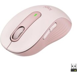 Logitech Signature M650 Wireless Mouse For Small to Medium Sized Hands, 2-Year Battery, Silent Clicks, Customisable Side Buttons, Bluetooth, for PC/Mac/Multi-Device/Chromebook - Rose, New