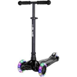 i-Glide 3 Wheel Kids Scooter (Black) - Black