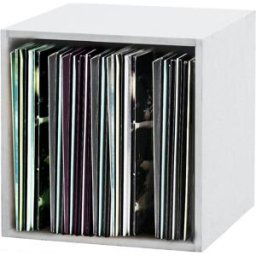 Glorious Record Storage Box 110 - White