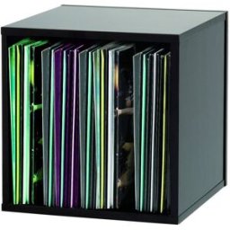 Glorious Record Storage Box 110 - Black