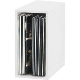 Glorious Record Storage Box 55 - White