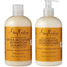 Shea Moisture Shea Butter Moisture Shampoo 379ml and Restorative Condi