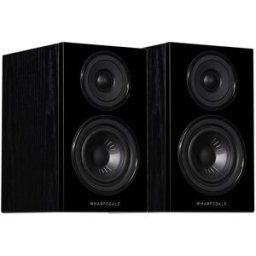 Wharfedale Diamond 12.0 Standmount Bookshelf Speakers - Black Oak