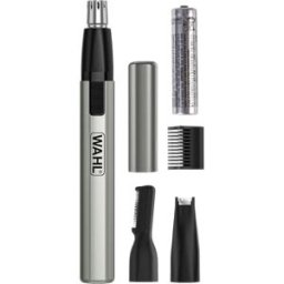 Wahl Micro Finisher 3-in-1 Nose, Ear & Eyebrow Trimmer – Lithium Battery Powered, Washable Heads, Painless Grooming for Men & Women, Gift Idea