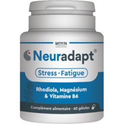 Monin Chanteaud Laboratoires Neuradapt Stress and Fatigue Food Supplement 60 caps.