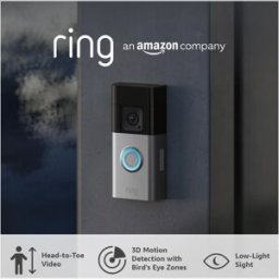 Ring Battery Video Doorbell Pro – Advanced Home Security & Connectivity, New