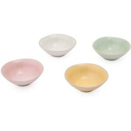 Jamie Oliver Big Love Stoneware Set of 4 Little Bowls - Mixed Colours
