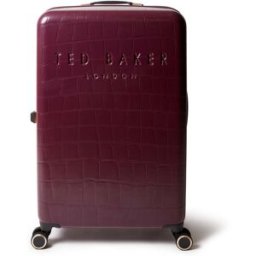 Ted Baker Icon Case 79cm 4-Wheel Large Suitcase - Plum