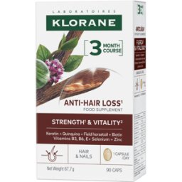 Klorane Quinine Anti-Hair Loss Food Supplement 90 caps.