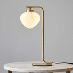 Emily Gold Table Lamp with Confetti Glass