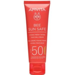 Apivita Bee Sun Safe Hydra Fresh Gel-Cream SPF50 50mL Tinted SPF50