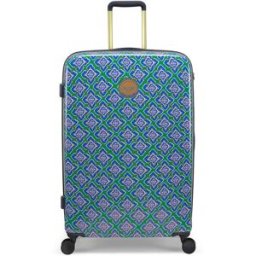 Joules Tile Diamond 76cm 4-Wheel Large Suitcase - Blue