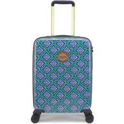 Joules Tile Diamond 54cm 4-Wheel Cabin Case - Blue