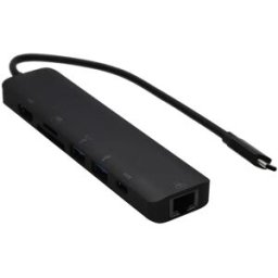 NEWlink 7-Port USB Type-C Hub Adapter Docking Station with Gigabit LAN