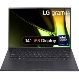 Gadcet Dagenham LG gram 14 (14Z90S-G.AR55A1) – 14" Ultra Lightweight Laptop Intel Core Ultra 5 512GB SSD - Black, Used - Like New