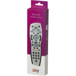 Original Sky+ HD remote – Compatible with Sky+ HD digibox – Official Sky Branded Retail Packaging - ,silver