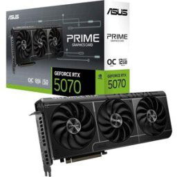 Asus Prime GeForce RTX 5070 OC 12GB GDDR7 Gaming Graphics Card – PCIe 5.0, 2587MHz Boost, HDMI 2.1b, DP 2.1b, New