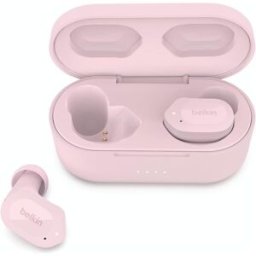 Belkin SOUNDFORM Play True Wireless Earbuds – 38H Playtime, IPX5 Water Resistant, 3 EQ Presets - Pink