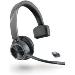Poly Voyager 4310 UC Wireless Headset - Single-Ear Bluetooth Headset w/Noise-Canceling Boom Mic - Long Battery Life - Connect to PC/Mac/Mobile via Bluetooth - Works w/Teams, Zoom & More, Plantronics, New