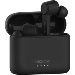 Nokia BH-805 Noise Cancelling Earbuds – Wireless Bluetooth, 20H Playtime, Charging Case - Black, New