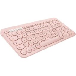 Logitech K380 Multi-Device Bluetooth Keyboard for Mac with Compact Slim Profile, Easy-Switch up to 3 Devices, Scissor Keys, 2 Year Battery, macOS/iOS/iPadOS, QWERTY UK English Layout - Rose, New