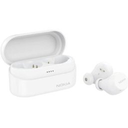 Nokia BH-405 Power Earbuds Lite – True Wireless, 35Hr Playtime, IPX7, Charging Case - White, New