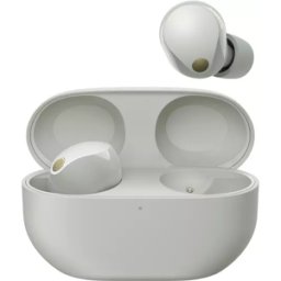 Sony WF-1000XM5 Wireless Noise Cancelling Earbuds – Bluetooth, Mic, 24H Battery, Quick Charge, IPX4 - Silver, New