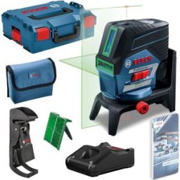 Bosch Professional 12V System Laser Level GCL 2-50 CG (1 battery 12V + charger, green laser, interior, w/app function, mount, visible working range: up to 20m, in L-Boxx)