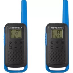 Motorola TALKABOUT T62 Walkie Talkie Twin Pack - Black & Blue, New