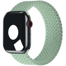 Apple Watch Strap 44mm Pistachio Braided Solo Loop Size 11, Used - Like New